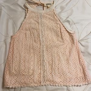 Light pink babydoll tank
